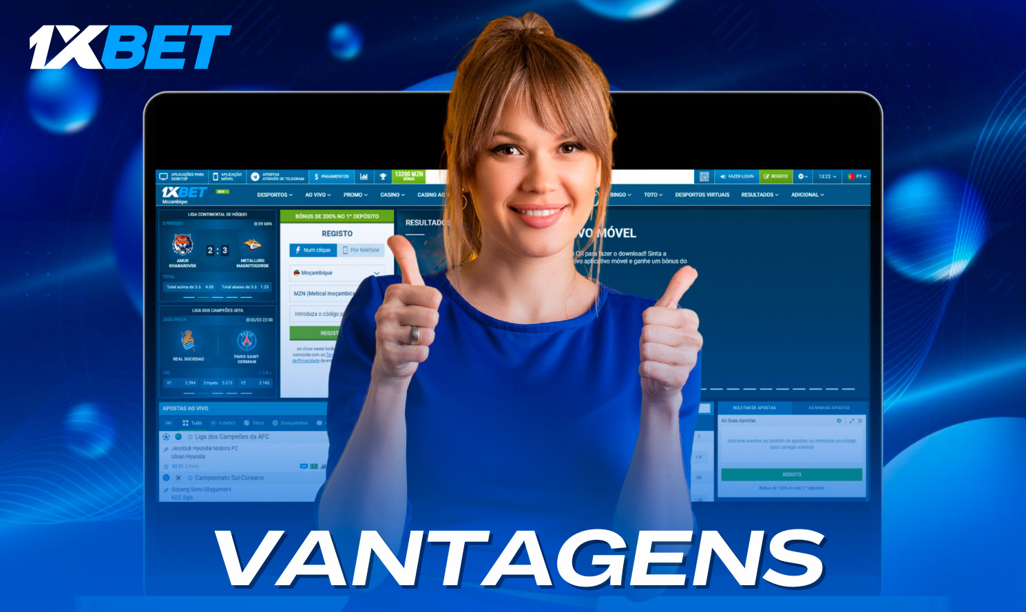 1xBet Mz j&aacute; &eacute; uma boa plataforma em Mo&ccedil;ambique
