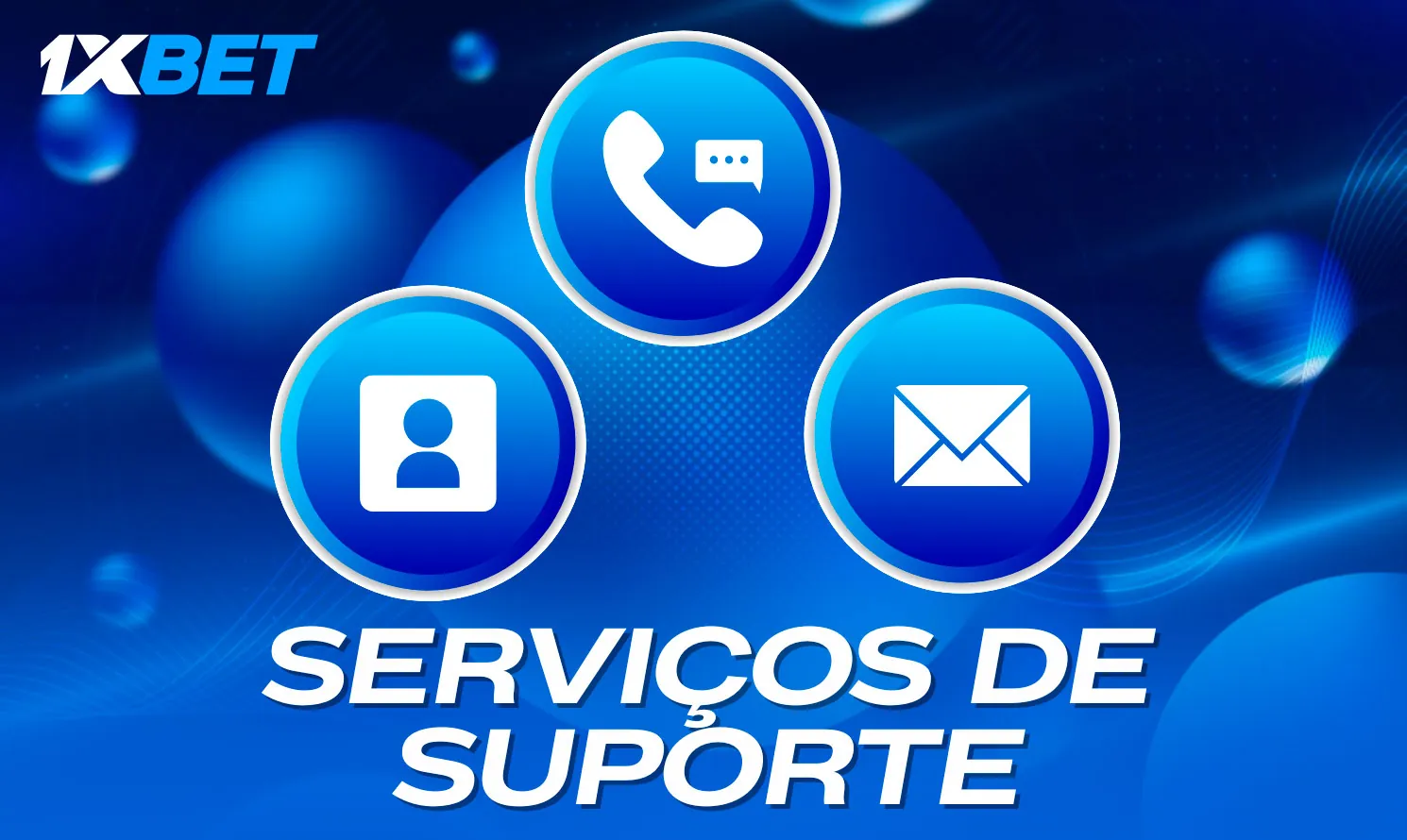 Existem v&aacute;rias maneiras de entrar em contato com o suporte 1xBet